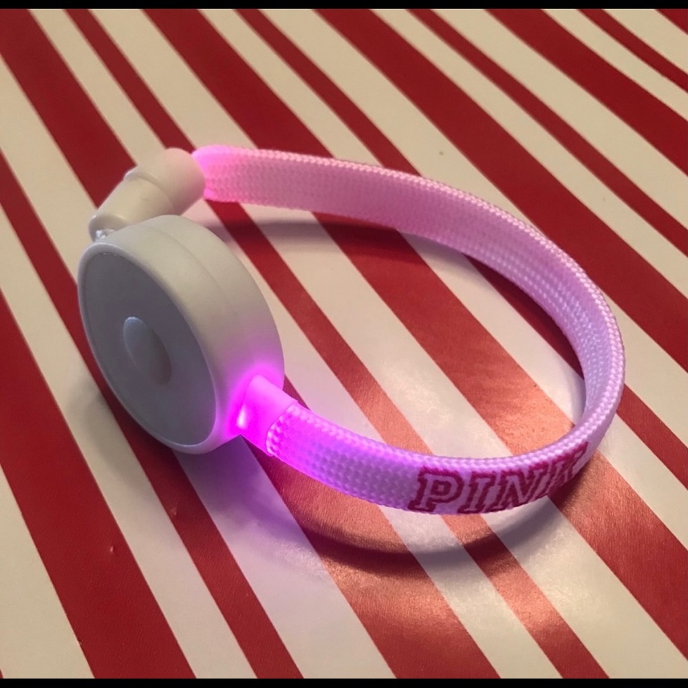 3 Victoria’s Secret Pink light up bracelets